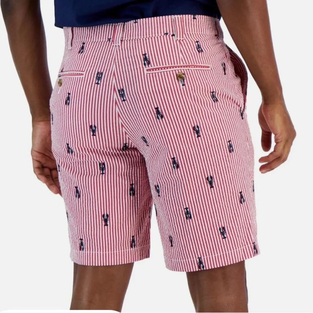 CLUB ROOM MENS CHINO SHORT 4-WAY STRETCH COMFORTABLE WAISTBAND 7” INSEAM NWT - Picture 2 of 3